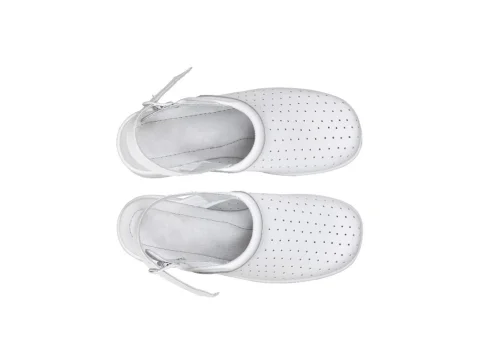 Women’s White Slip-On Clogs