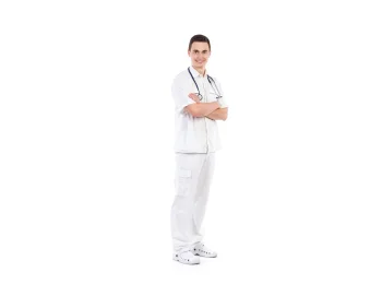 Men’s White Scrub Set