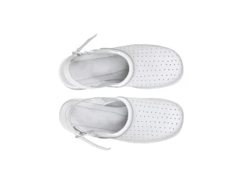 Women’s White Slip-On Clogs